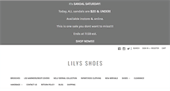 Desktop Screenshot of lilysshoesshop.com